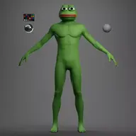 amphibian animal big_nigger_lips eyes frog green_skin muscular_male nas:pepe nigger_lips pepe pepe_the_frog // 612x612 // 7.2KB