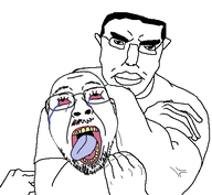 ack bloodshot_eyes buff choke_hold hanging tongue variant:bernd variant:chudjak vein // 499x461 // 76.8KB