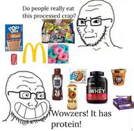 2soyjaks angry closed_mouth food frown glasses irritated open_mouth protein smile stubble subvariant:soyak_(irritated) text variant:soyak // 1280x1245 // 178.8KB