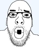 ear glasses open_mouth soyjak stubble template transparent_background variant:asmattr // 598x720 // 20.6KB