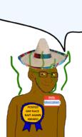 award deported_by_king_trump_geeg mexicatien(namefag) mexico smug sombraro stinky taco_bell variant:soyjak // 600x1000 // 160.6KB