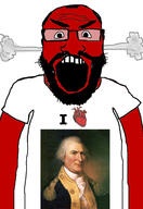 angry arthur_st.clair balding beard clothes glasses hair heart i_love open_mouth red_skin soyjak subvariant:science_lover tshirt variant:markiplier_soyjak // 2819x4096 // 1005.1KB