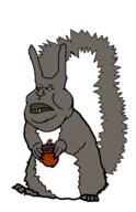 animal arm ear full_body glasses grey_squirrel hand leg meximutt mustache nut nuts open_mouth redraw soyjak squirreljak subvariant:feralsquirrel template trend:squirreljakking variant:feraljak variant:meximutt // 325x504 // 29.4KB
