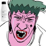 crying jojos_bizarre_adventure pooner soyjak spadeson tranny variant:unknown // 2048x2048 // 2.6MB