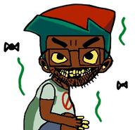 bad_teeth black_skin cap clothes earwax evil flies fnf_pedo friday_night_funkin' glasses green_hair hat long_nails meta:op_took_a_selfie_of_xerself monster nigger no_nose pedonigger scary shitskin smile stinky stupid trend:slopjak variant:unknown yellow_teeth // 326x314 // 56.4KB