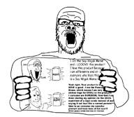 anti_anti_soyjak arm glasses hand holding_object open_mouth soyjak stubble text variant:a24_slowburn_soyjak // 731x636 // 193.6KB