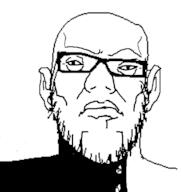 closed_mouth ear glasses redraw soyjak stubble variant:a24_slowburn_soyjak // 462x491 // 9.7KB