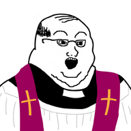 christianity clothes double_chin fat glasses hair open_mouth soyjak tallit variant:soyak // 848x800 // 204.5KB