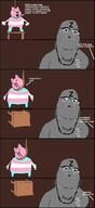 2soyjaks animal arm bloodshot_eyes crying fap flag full_body glasses grey_skin hair hand hanging leg masturbation oink open_mouth pig pink_skin rope russia russo_ukrainian_war soyjak stubble subvariant:hornyson subvariant:massjak subvariant:wholesome_soyjak suicide tongue tranny ukraine variant:bernd variant:cobson variant:gapejak yellow_teeth z_(russian_symbol) // 845x1839 // 235.1KB