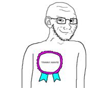 award bald glasses soyjak tranny // 1557x1405 // 234.8KB