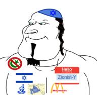 clothes effortson flag:israel hat israel judaism kippah mcdonalds meta:tagme series:keep_raging_on_them subvariant:mexiaryan variant:meximutt zionist-y_(namefag) // 886x872 // 131.4KB