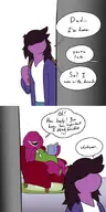 'toss barney barneyfag carpet chair couch deltarune deltatroon hair nas:leebait nas:leepost purple_skin susie_(deltarune) toss video_game // 474x947 // 40.4KB