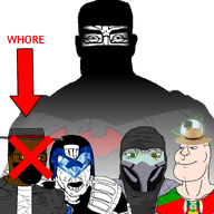 5soyjaks armor bandage blond blue_eyes brazil brown_skin buff clothes dunchenman_(user) epx7fclhdrp_(namefag) flag:rio_grande_do_sul gaucho gill_koyim_(namefag) glasses green_skin grey_shirt grin hat iris judge_gem_(namefag) mask meta:do_they_really? meta:namefags meta:tagme mortal_kombat name_tag ninja red_arrow red_eyes red_x rio_grande_do_sul scar smoke(mortal_kombat) subvariant:brazilaryan subvariant:brazilmutt subvariant:lawrence subvariant:muscular_chud_side transparent_background trevor(user) uniform variant:chudjak variant:feraljak variant:markiplier_soyjak variant:meximutt warrior-z_(user) whore x // 2167x2167 // 1.4MB