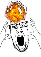 arm explosion glasses hand mind_blown open_mouth soyjak stubble variant:ppp // 1000x1370 // 288.8KB
