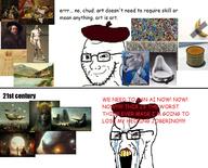 2soyjaks art artificial_intelligence beret bloodshot_eyes closed_mouth clothes crying hat large_eyebrows open_mouth place_japan smile smug soyjak stretched_mouth text variant:soyak yellow_teeth // 1512x1220 // 539.7KB