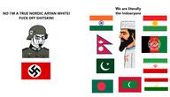 bangladesh beard brown_eyes clothes combat_helmet crying eagle eyebrows flag flag: flag:afghanistan flag:india flag:iran flag:kurdistan flag:maldives flag:nazi_germany flag:nepal flag:pakistan flag:tajikistan glasses hat indo_european nazism nordic_chad schutzstaffel soldier soyjak swastika trend:aryan uniform variant:chudjak wojak // 1898x1088 // 270.8KB
