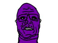 ear five_nights_at_freddy's glasses open_mouth purple purple_skin soyjak stubble variant:sidjak // 446x333 // 7.2KB