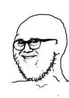 danny_devito glasses happy smile soyjak variant:soyak // 1000x1414 // 154.1KB