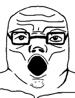 artist:pakistani_coal_miner bald front_facing glasses looking_at_you open_mouth subvariant:tony_front template transparent_background variant:tony_soprano_soyjak // 461x600 // 11.4KB