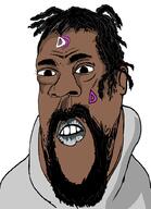 beard black_skin closed_mouth clothes dr_dre hoodie irl_background jacket kendrick_lamar sex soyjak variant:cobson // 738x1023 // 97.9KB