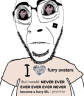 distorted furfag furry glasses i_heart i_love i_would_never lip_biting roblox stubble subvariant:hornyson subvariant:hydrocephason variant:cobson video_game // 786x900 // 344.7KB