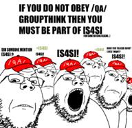 4chan angry cap clothes glasses hat multiple_soyjaks open_mouth qa_(4chan) s4s_(4chan) soyjak stubble tshirt variant:gapejak // 1024x992 // 46.2KB