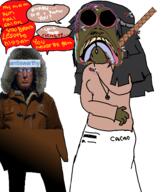 ack antiswarthy_(namefag) black_skin bloodshot_eyes blue_eyes brown_skin brown_troonjak bug distorted donald_trump eskimo fly full_body jartycuck shitskin slopjak speech_bubble subvariant:chudjak_front suicide tranny variant:bernd variant:chudjak variant:soytan // 818x970 // 437.7KB