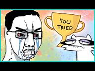 angry award bloodshot_eyes crying glasses meta:tagme raccoon thumbnail trophy variant:chudjak youtube // 480x360 // 36.9KB