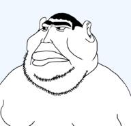 caucasus ear fat gynaecomastia hair series:muttverse stubble subvariant:caucamutt template transparent_background unibrow variant:meximutt // 888x849 // 17.5KB