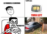 >_< accident car car_crash closed_eyes gps house irl left map meme poker_face rage_comic seatbelt steering_wheel stickman variant:chudjak webcomic wreckage // 828x602 // 305.7KB
