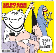 2020 artist:swede ass beer caricature charlie_hebdo ear erdogan female french_text hijab islam nsfw october october_28 smile sofa soyjak stubble swede_(artist) text variant:impish_soyak_ears // 1125x1080 // 306.3KB