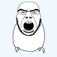 bird hybrid open_mouth series:fusionjaks splice stubble variant:budgiejak variant:cobson // 640x640 // 11.7KB