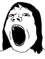 female girl hair makeup open_mouth subvariant:annabelle teeth variant:gapejak woman // 582x772 // 11.1KB