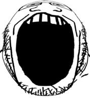 distorted glasses open_mouth soyjak stubble variant:markiplier_soyjak // 537x578 // 105.2KB