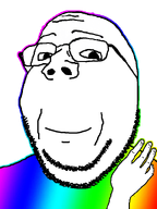 color gradient hand rainbow smile subvariant:wholesome_soyjak transparent_background variant:gapejak wholesome // 600x800 // 61.8KB