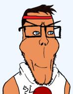 bandana blue_eyes cuba cuban eyes_like_the_o-o-cean gang glasses grand_theft_auto:_vice_city meta:tagme red_circle smile stubble subvariant:euroaryan subvariant:euromutt white_shirt // 490x637 // 16.0KB