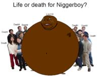 berryboy black_skin closed_mouth crying glasses inflation_fetish irl nigger old sad shieet smile soyblack soyjak stubble subvariant:wholesome_soyjak teeth text tyrone variant:gapejak wrinkles yellow_sclera // 747x600 // 193.5KB