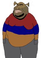 5_o_clock_shadow ARMENİROACH angry beard bloodshot_eyes brown_skin churka ear flag:armenia hands_in_pockets happy_merchant hooked_nose moobs mutt obese pocket shrek steam unibrow variant:meximutt yellow_sclera // 1416x1978 // 801.0KB