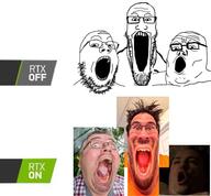 bernd_schmidt clothes glasses guinness_world_record hair irl markiplier meme multiple_soyjaks open_mouth rtx soyjak stretched_mouth stubble tony_soprano variant:gapejak variant:markiplier_soyjak variant:tony_soprano_soyjak white_skin // 924x858 // 79.9KB