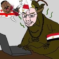 bubble egypt georgia laptop larper mask nigger thought_bubble variant:bernd variant:chudjak variant:cobson // 700x700 // 128.0KB