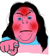 angry animated blush hair hand pink_skin pointing tranny variant:alicia // 1076x1200 // 977.6KB