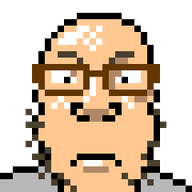 animated glasses open_mouth pixel_art soyjak stubble variant:markiplier_soyjak white_skin // 240x320 // 78.0KB