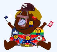 award chudnater2(namefag) confederate cross diaper flag:confederate_states_of_america hair heart lutheran meta:tagme mexico pissbaby rose soyjak stubble subvariant:pissbaby texas_a&m trend:slopjak twitter united_states variant:meximutt // 1244x1143 // 527.9KB