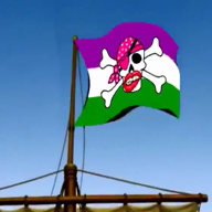 angry binoculars cartoon fight flag funny lips lipstick meta:ai_generated migrants music nas:gigachad pirate refugee rope shark terf troon variant:chudjak variant:troonjak video // 560x560, 20s // 1.6MB