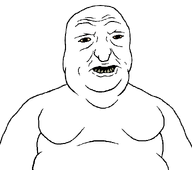 fat mutt nuvariant obese oc series:muttverse variant:breximutt variant:unknown yellow_eyes yellow_teeth // 602x533 // 28.0KB