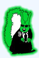 angry animal central_intelligence_agency clothes earpiece federal_bureau_of_investigation glasses glownigger green_skin necktie nsa soyjak star_of_david stubble subvariant:feralsquirrel suit tail trend:squirreljakking variant:feraljak // 340x512 // 40.0KB