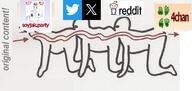 4chan doctor dr_soyberg human_centipede nsfw reddit sharty soyjak soyjak_party twitter variant:a24_slowburn_soyjak x_(social_network) // 630x297 // 182.2KB