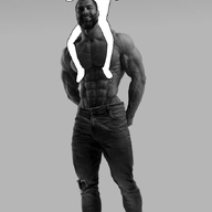 arm closed_eyes excited friendship full_body gigachad glasses hand hands_up happy leg nas:gigachad open_mouth sitting soyjak stubble variant:excited_soyjak // 680x1068 // 219.6KB