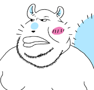 anime blush chiikawa ear flying_squirrel looking_left meta:tagme momonga sorry_that_it_isnt_antialiased_but_the_dumb_nigger_app_on_my_phone_doesnt_let_me_do_that squirrel stubble tail variant:meximutt // 888x849 // 60.1KB