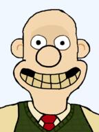 not_a_FUCKING_SOYJAK smile variant:markiplier_soyjak wallace_and_gromit // 600x800 // 133.0KB